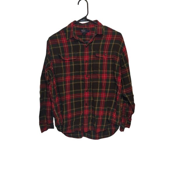 Polo Ralph Lauren Other - Red & Green Long Sleeve Button Down Plaid Shirt Size Large Ralph Lauren Polo